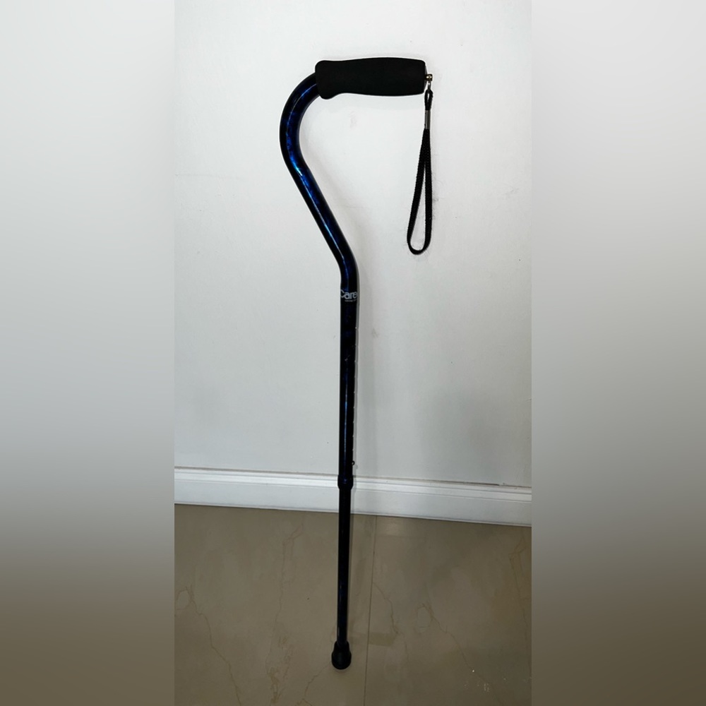 Carex A518 00 Offset Walking Cane Soft Cushioned Handle Adjustable Pre owned